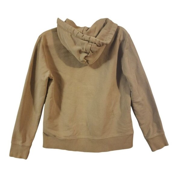 Club Monaco Men Tan Khaki Half Zip Up Hoodie Pullover Sweatshirt Casual Size S/P - Picture 3 of 7